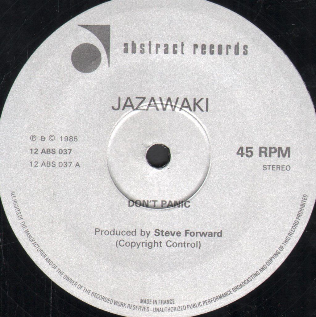 Jazawaki - Don't Panic - 12 Inch