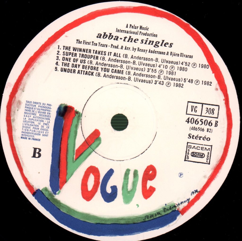 ABBA - Singles - The First Ten Years - Double Lp