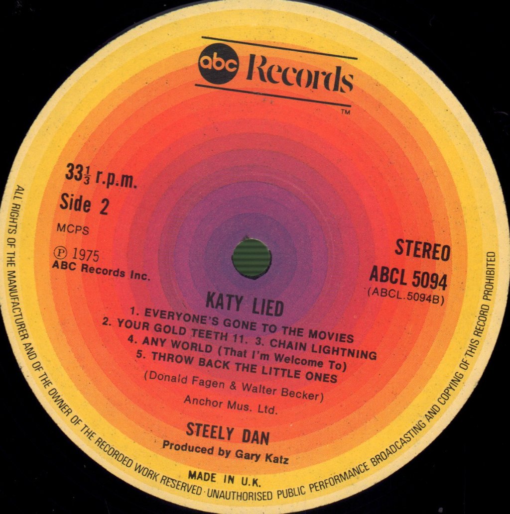 Steely Dan - Katy Lied - Lp