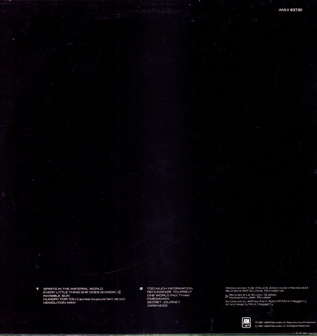 Police - Ghost In The Machine - Lp