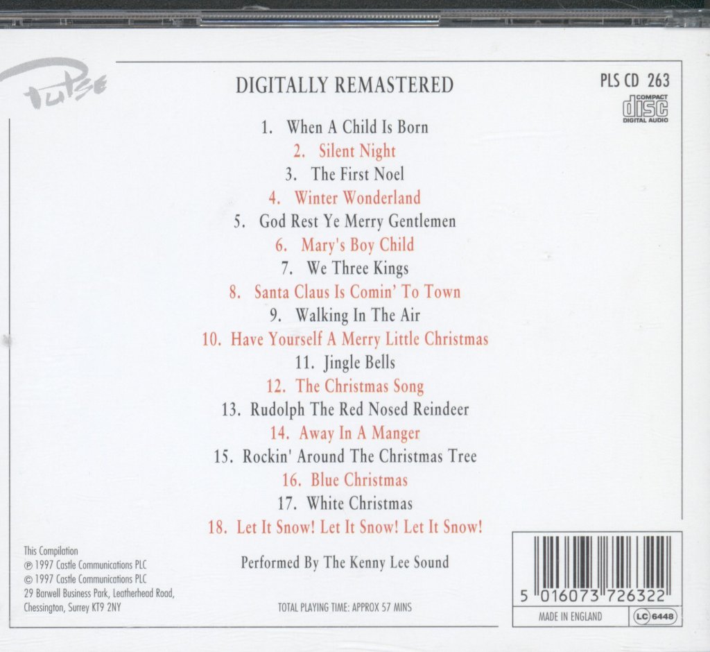 Kenny Lee Sound - A Christmas Cocktail Collection - Cd