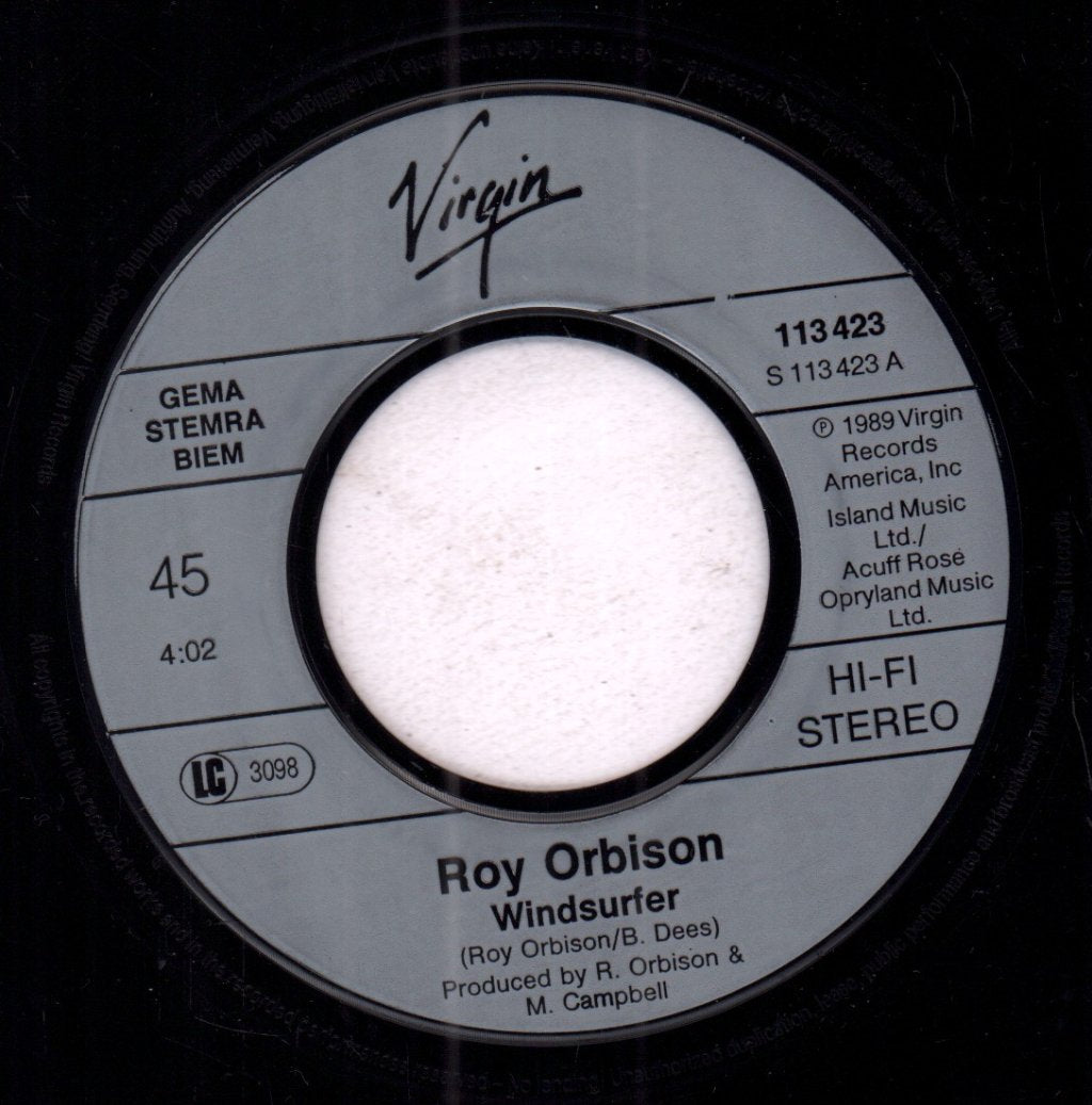 Roy Orbison - Windsurfer - 7 Inch