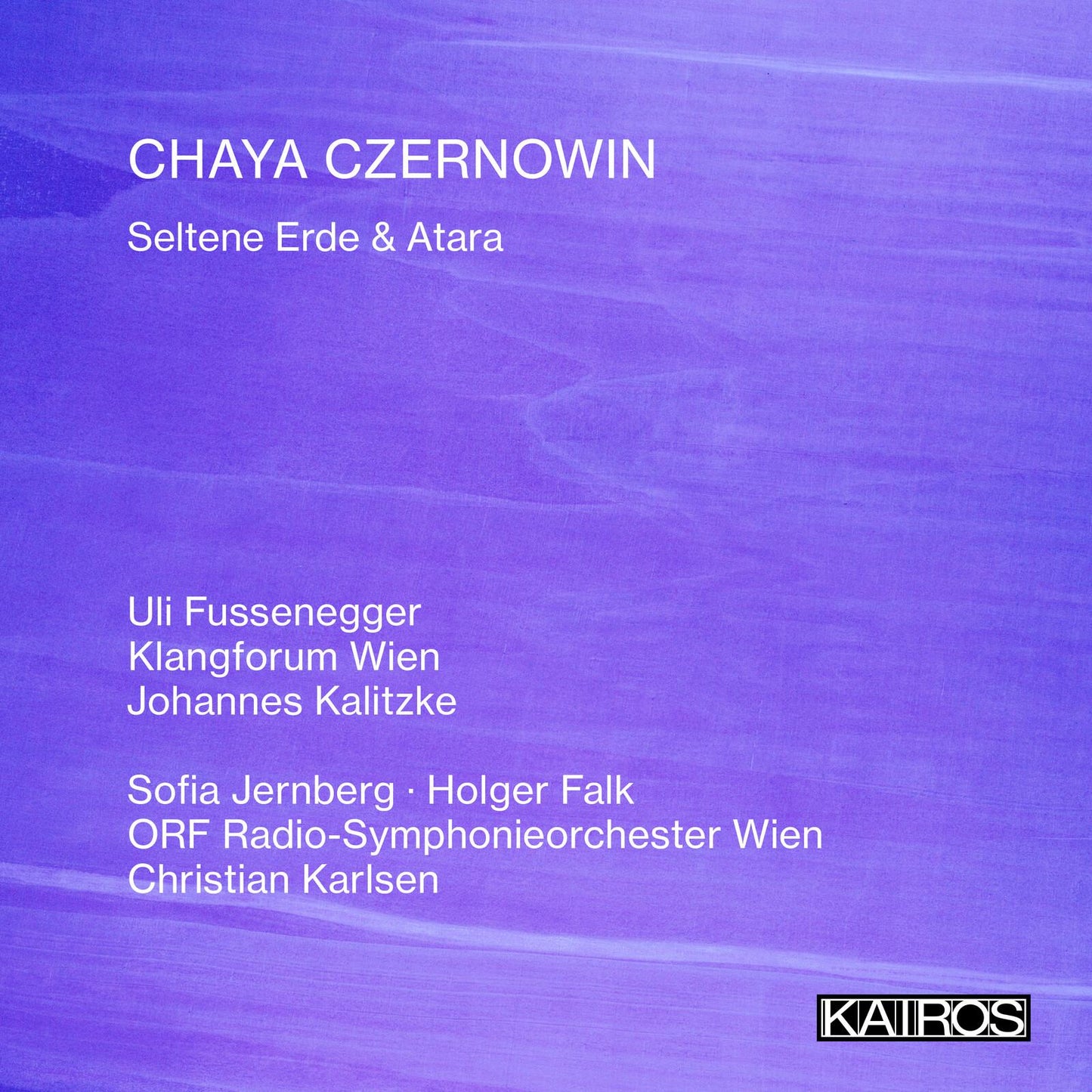 Various Artists - Chaya Czernowin: Seltene Erde & Atara - Cd
