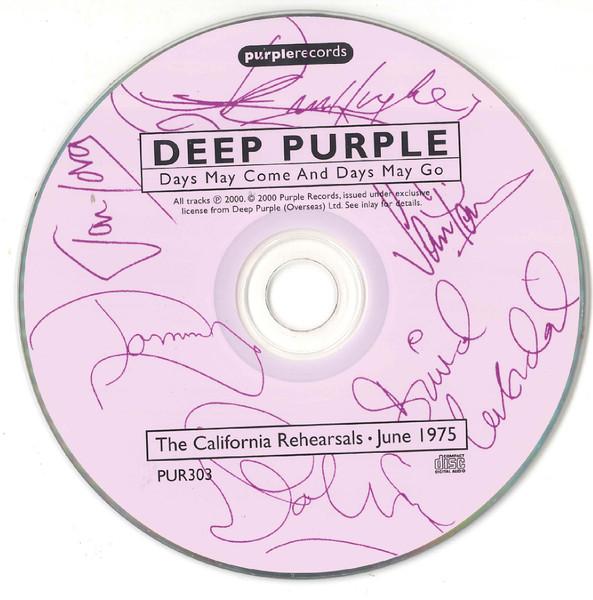 Deep Purple - Days May Come And Days May Go (The California Rehearsals ∙ June 1975) - Cd
