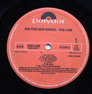 Jam - Dig The New Breed (Live) - Lp