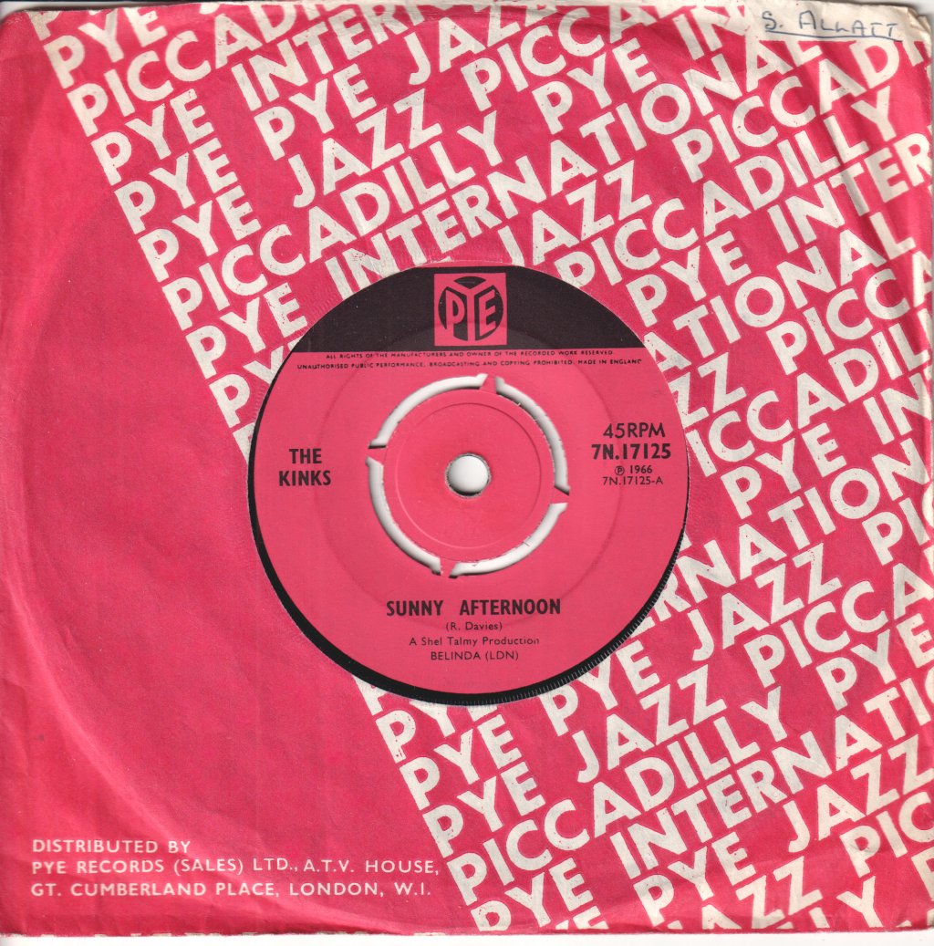 Kinks - Sunny Afternoon - 7 Inch