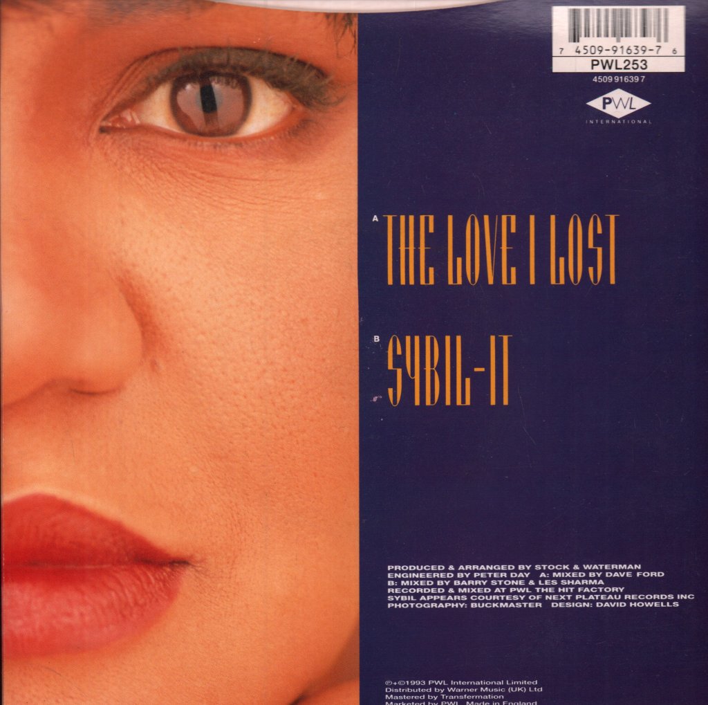 West End Featuring Sybil - Love I Lost - 7 Inch