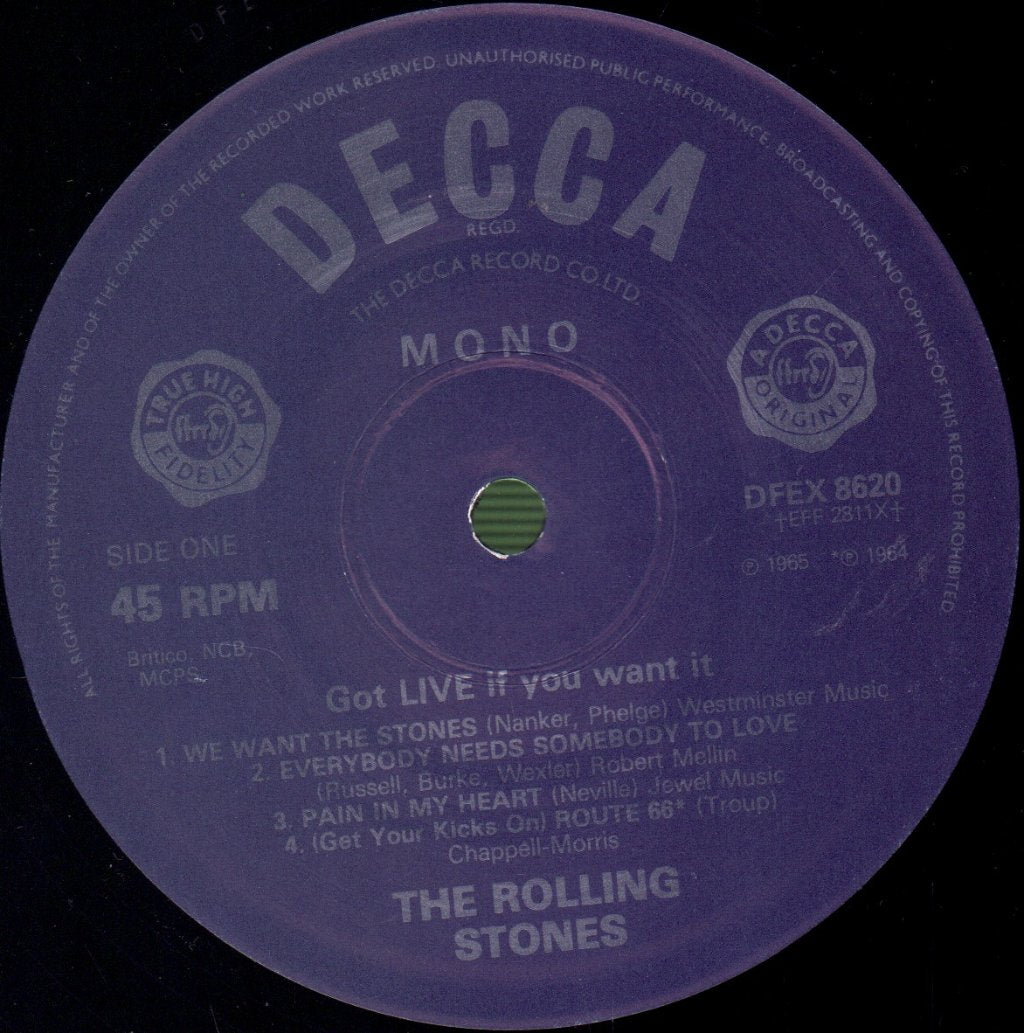 Rolling Stones - Got Live If You Want It! - 12 Inch