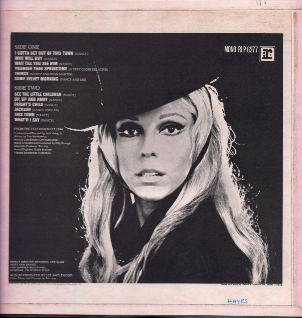 Nancy Sinatra - Movin' With Nancy - Lp