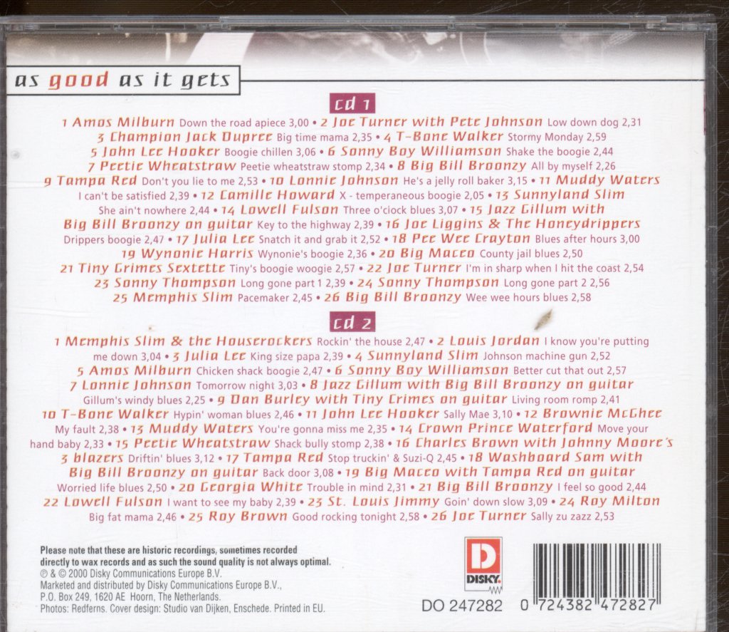 Various Artists - Jukebox Blues - Double Cd