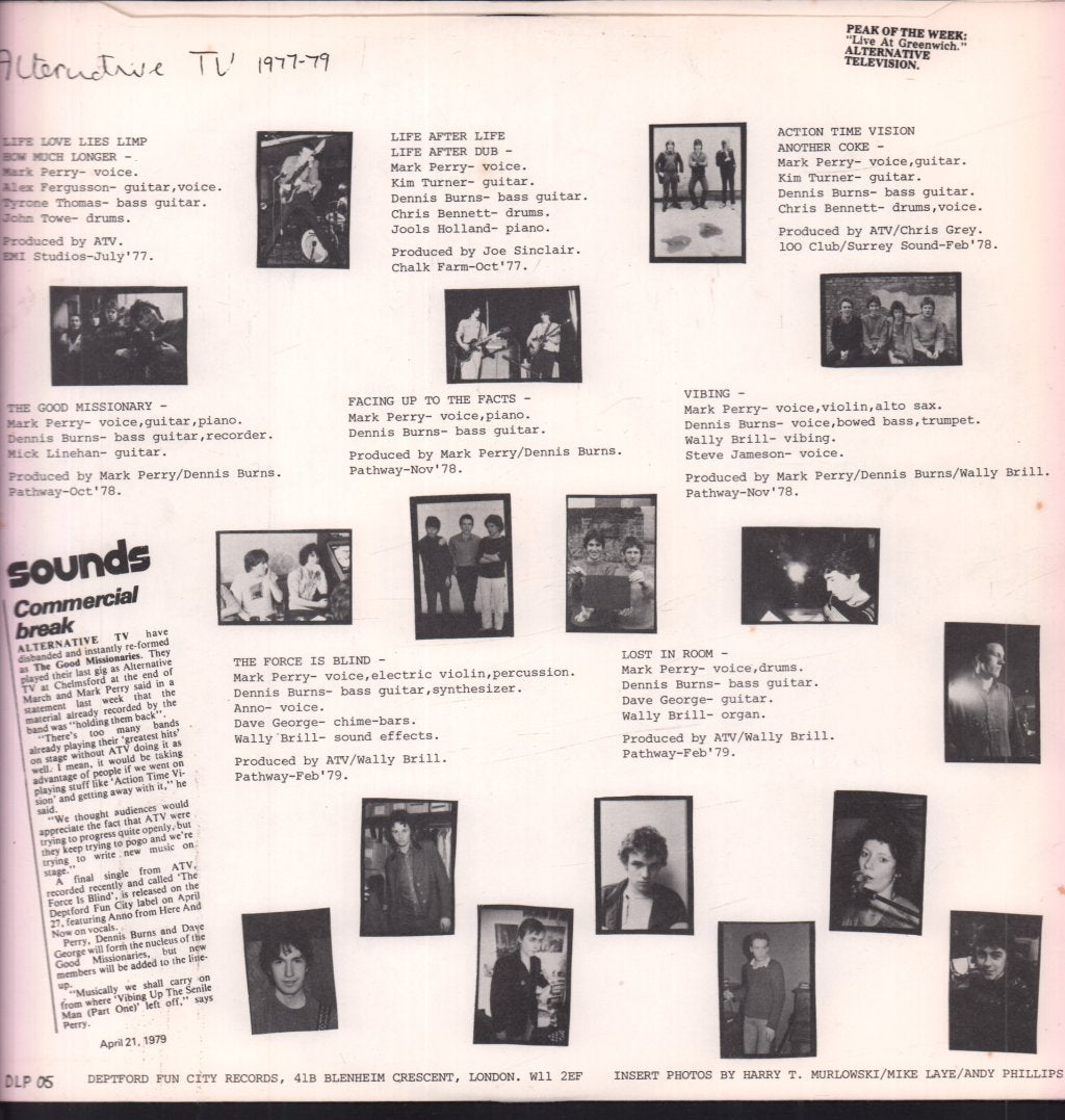 Alternative Tv - Action Time Vision - Lp
