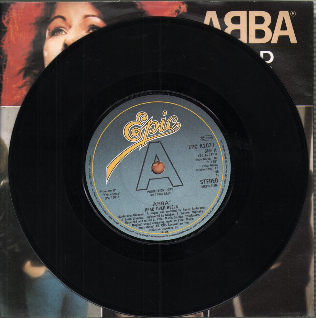 ABBA - Head Over Heels - 7 Inch