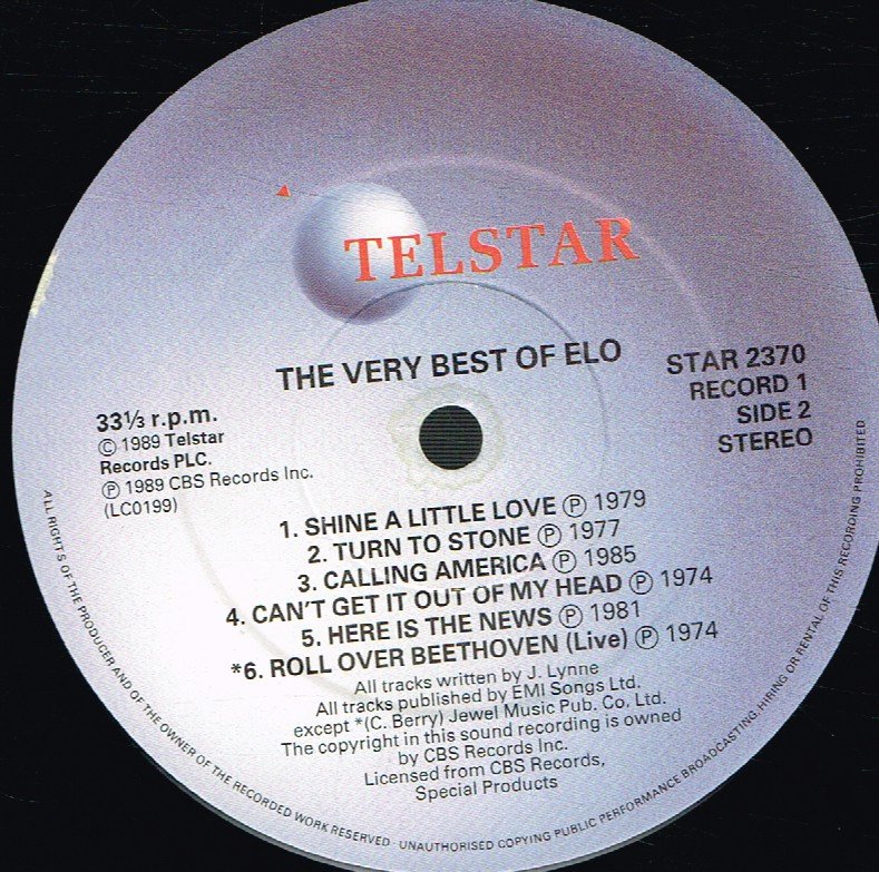 Electric Light Orchestra - Very Best Of The - Double Lp