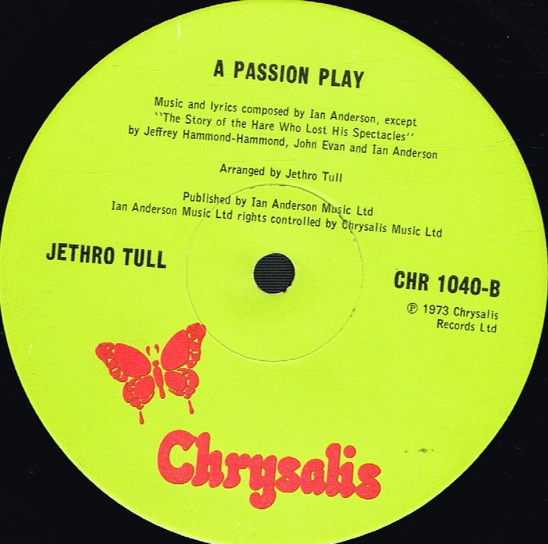 Jethro Tull - A Passion Play - Lp