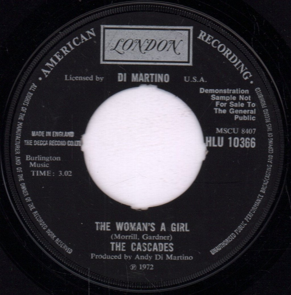 Cascades - Two Sided Man / The Woman's A Girl - 7 Inch