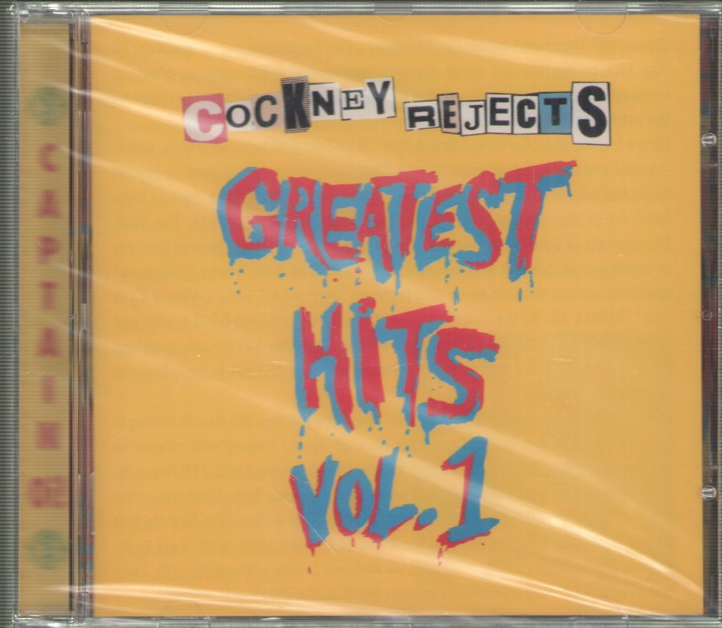 Cockney Rejects - Greatest Hits Vol. 1 - Cd
