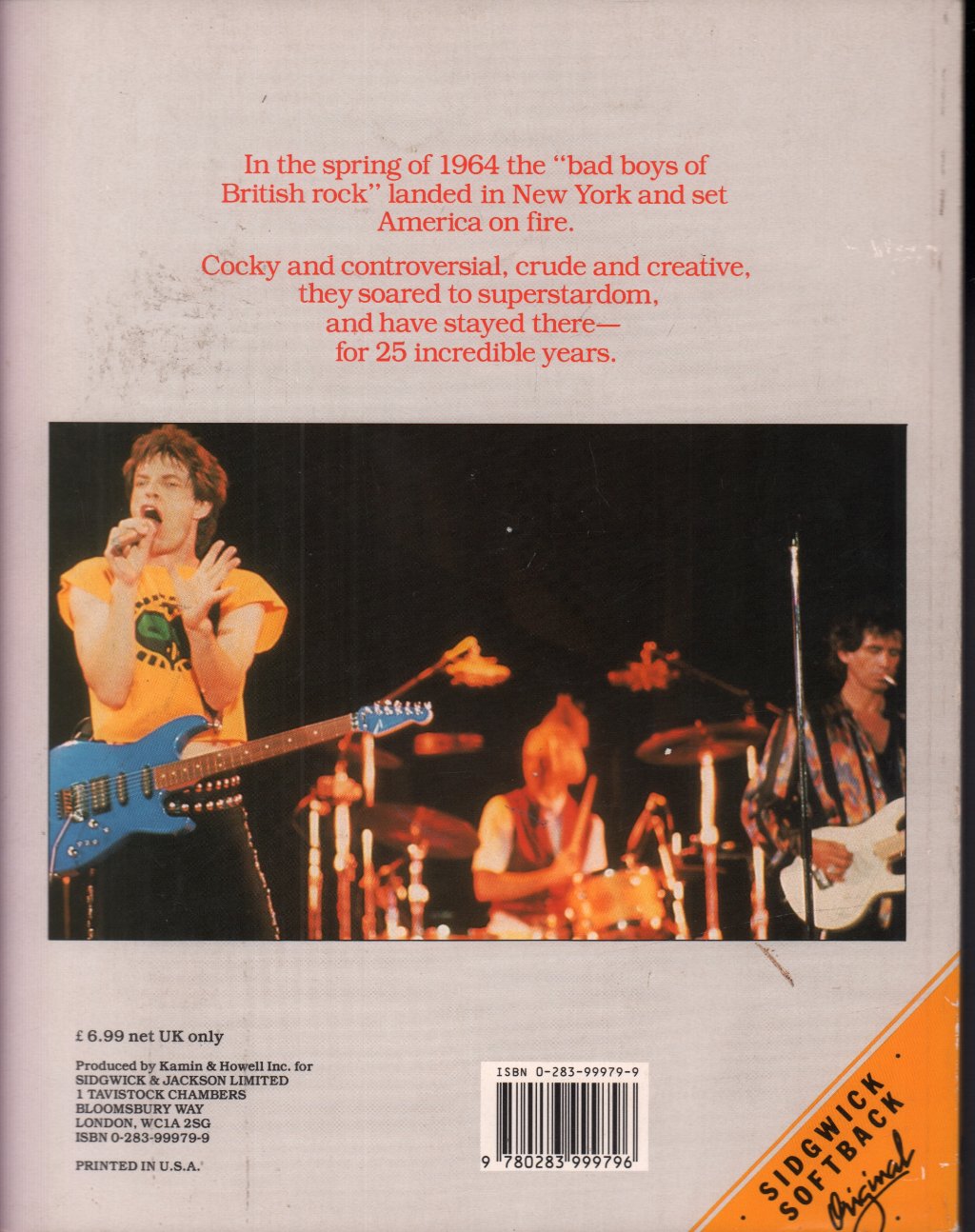 Rolling Stones - 25th anniversary tour - Book