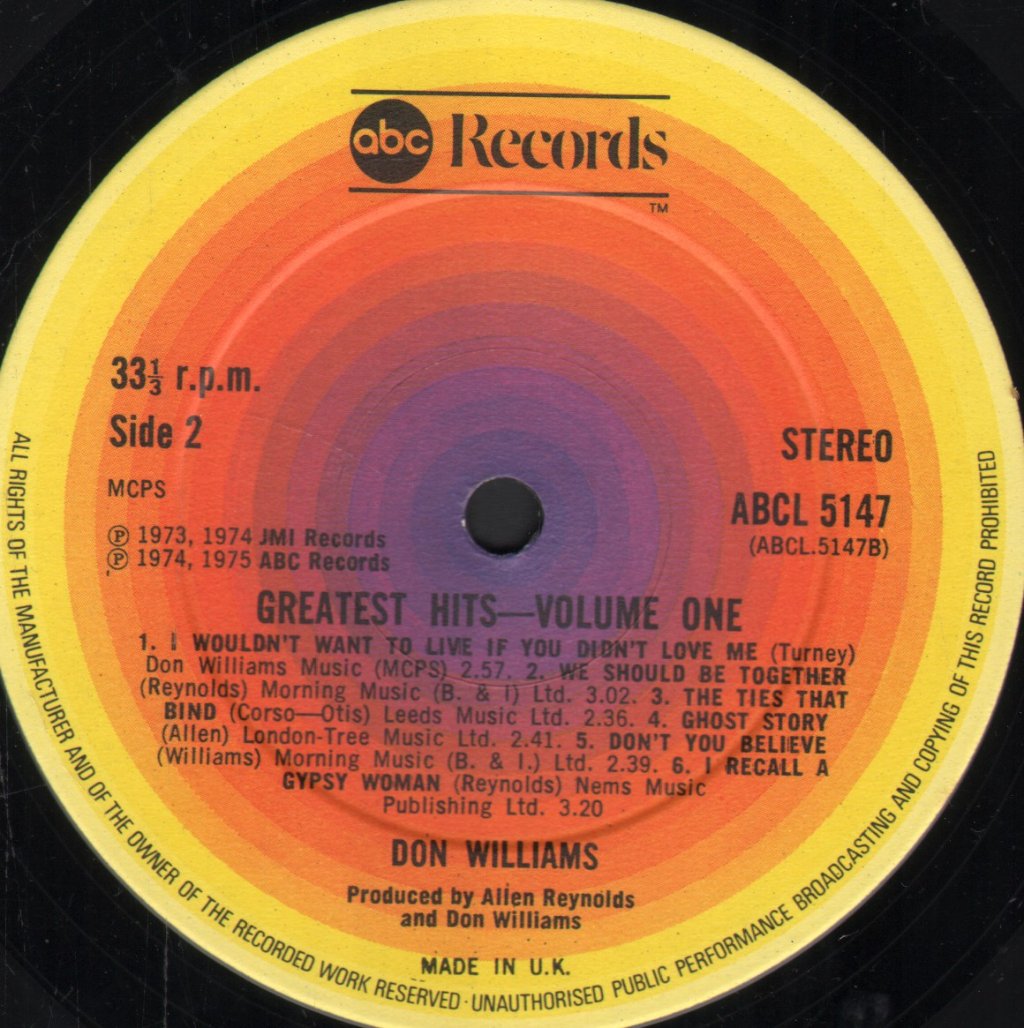 Don Williams - Volume One - Lp