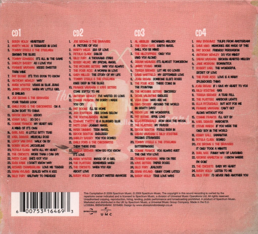 Various Artists - Rock n Roll Years - The Love Collection - Cd Set