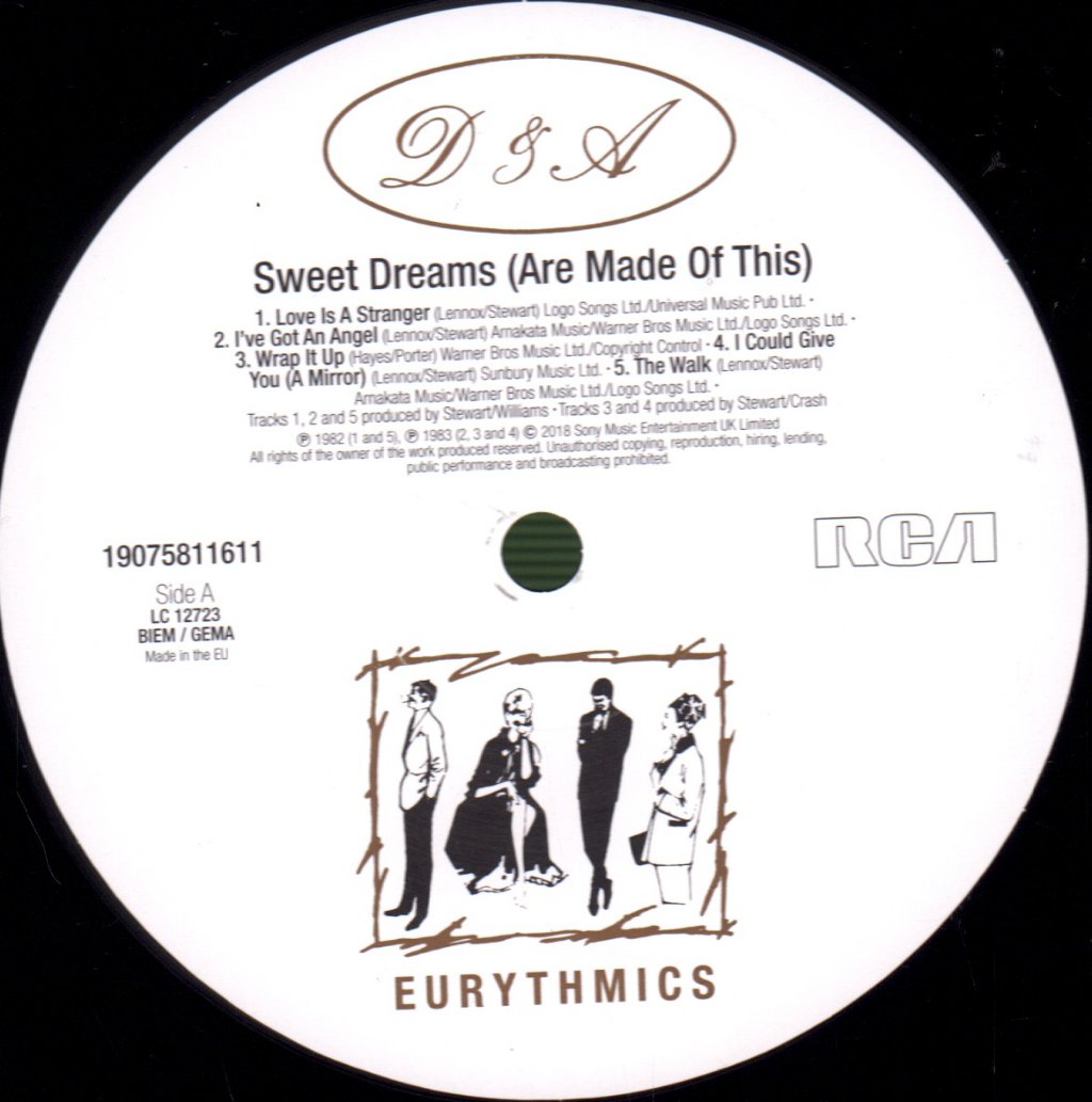 Eurythmics - Sweet Dreams (Are Made Of This) - Lp