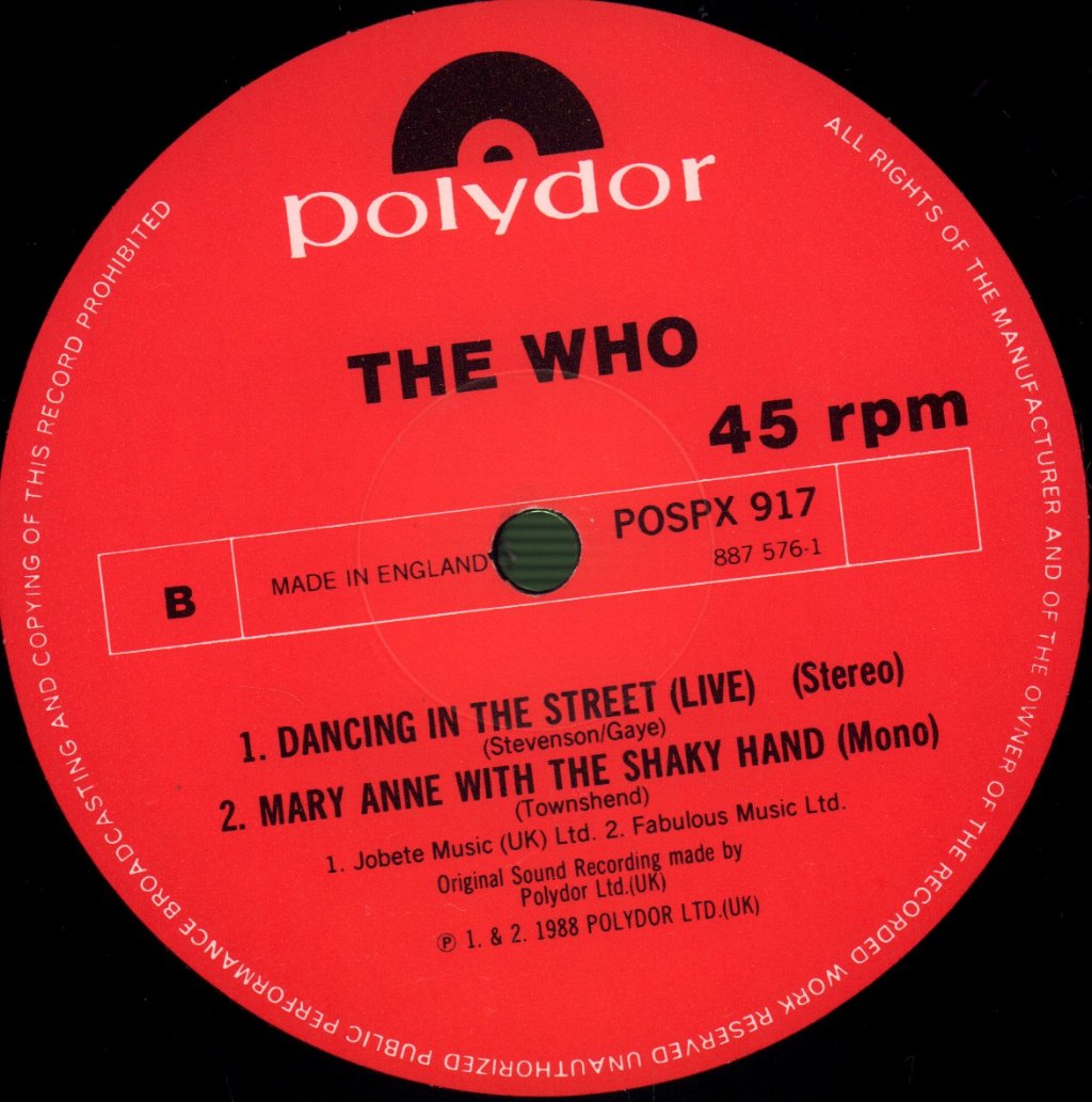 Who - Won't Get Fooled Again - 12 Inch