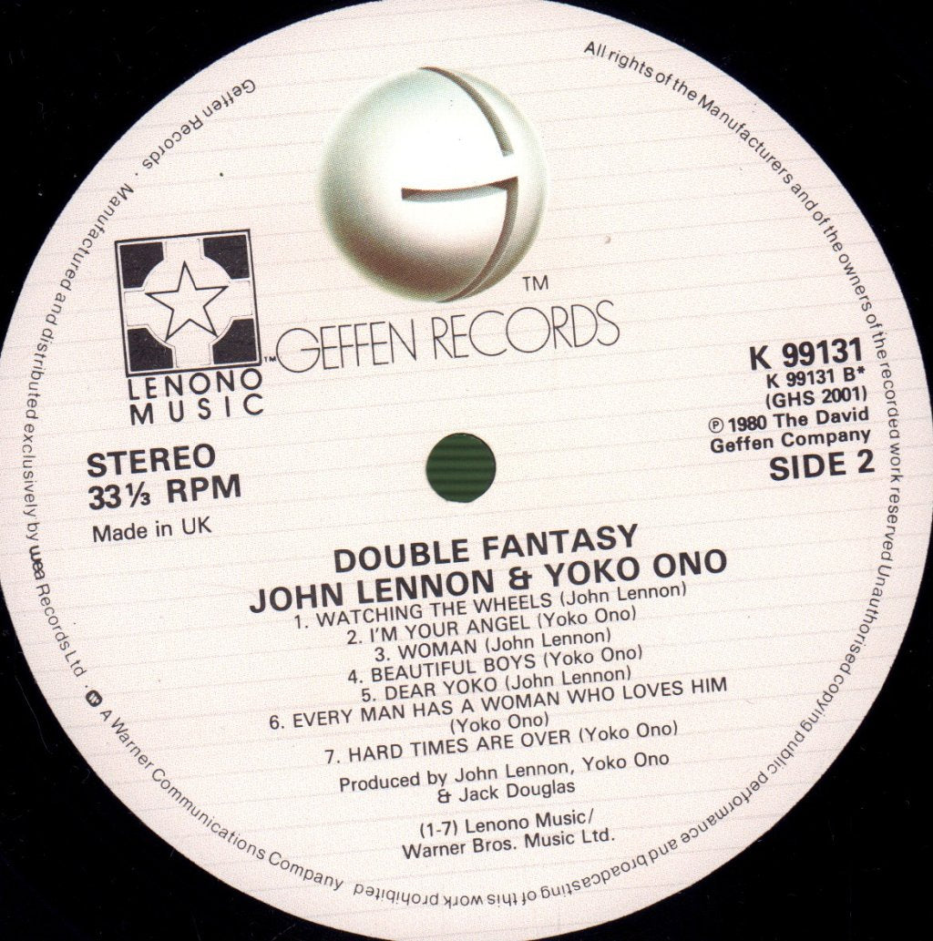 John Lennon And Yoko Ono - Double Fantasy - Lp