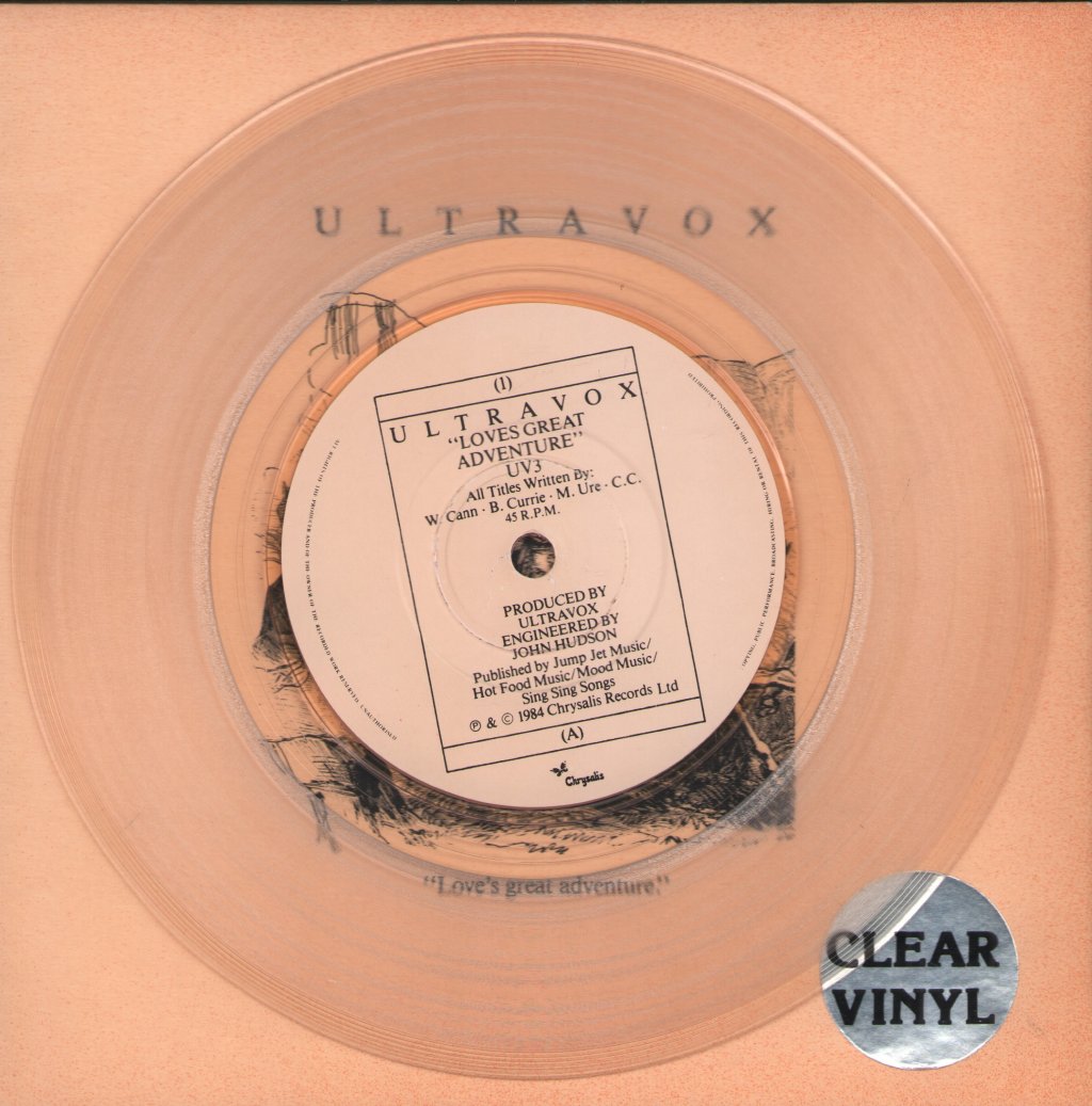 Ultravox - Love's Great Adventure - 7 Inch