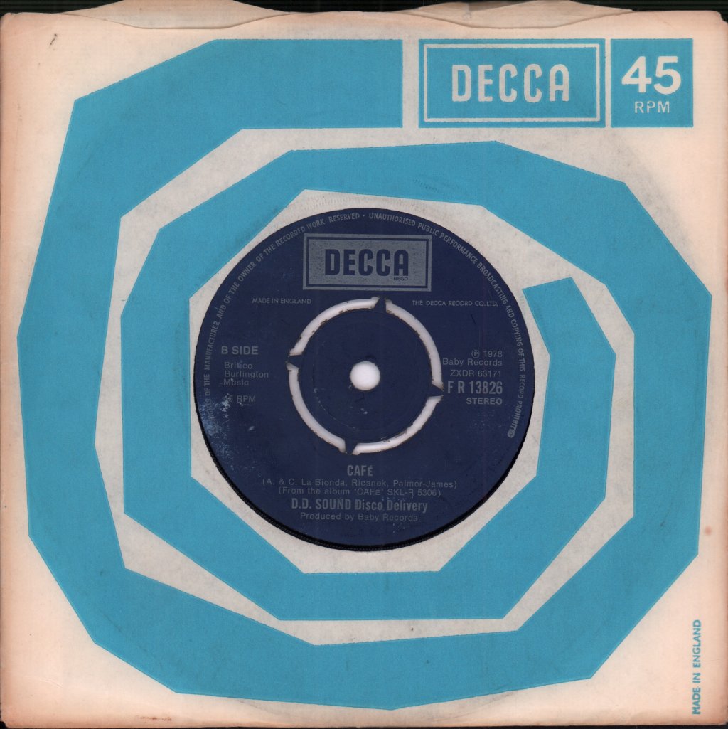 D.D. Sound - She's Not A Disco Lady - 7 Inch