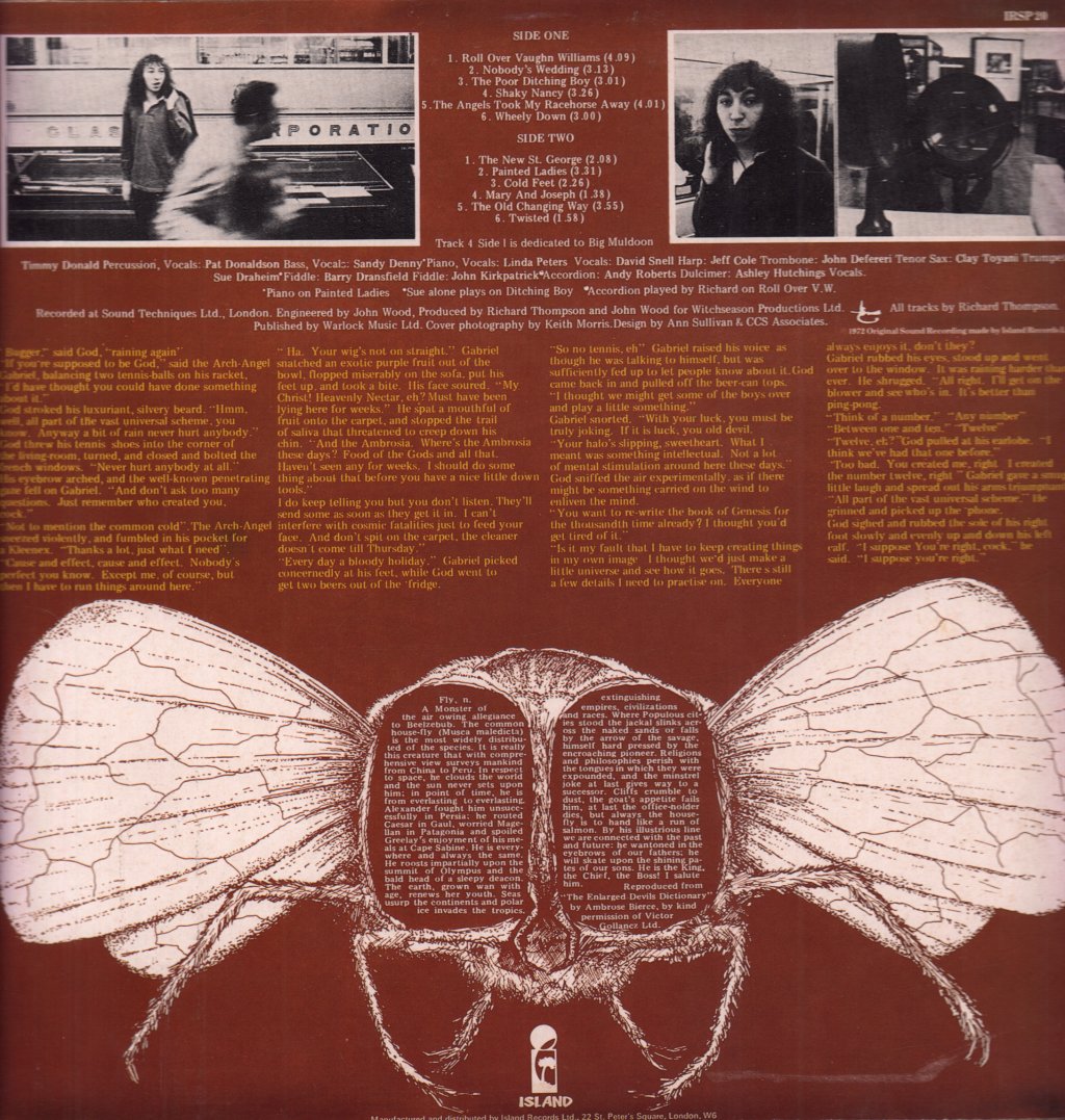 Richard Thompson - Henry The Human Fly - Lp