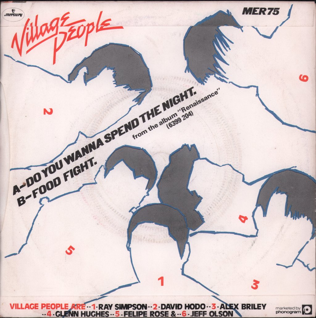 Village People - Do You Wanna Spend The Night - 7 Inch