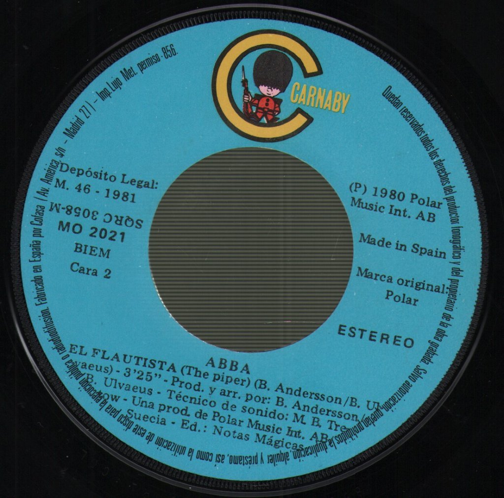 ABBA - Super Trouper / The Piper - 7 Inch