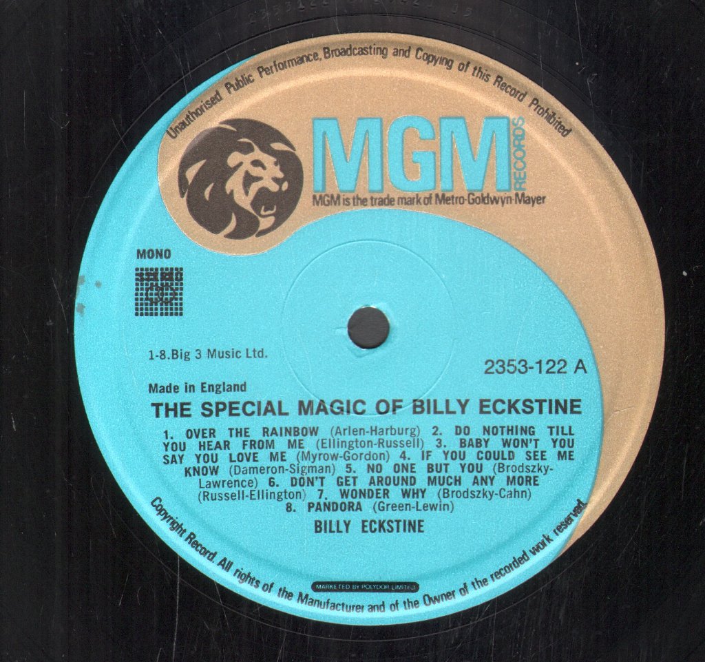Billy Eckstine - Special Magic Of - Lp