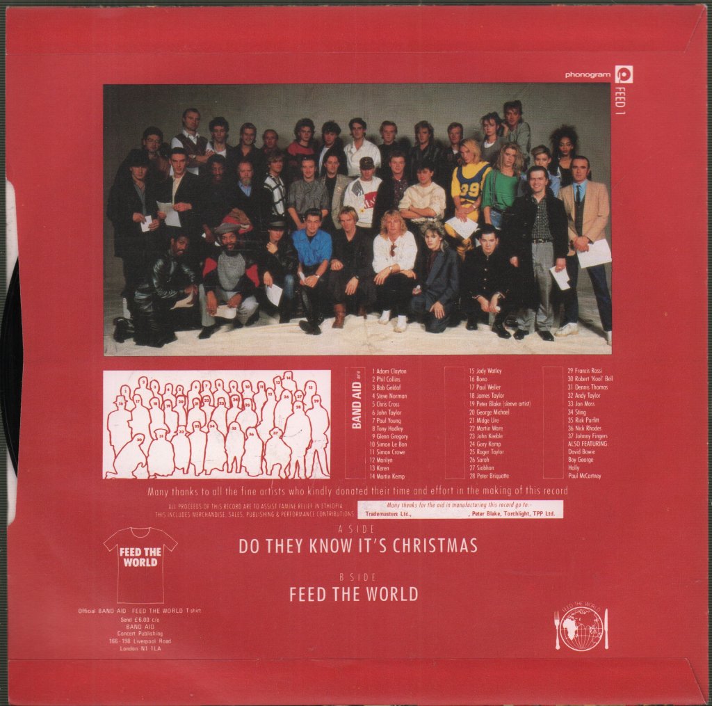 Band Aid - Do They Know It's Christmas - 7 Inch