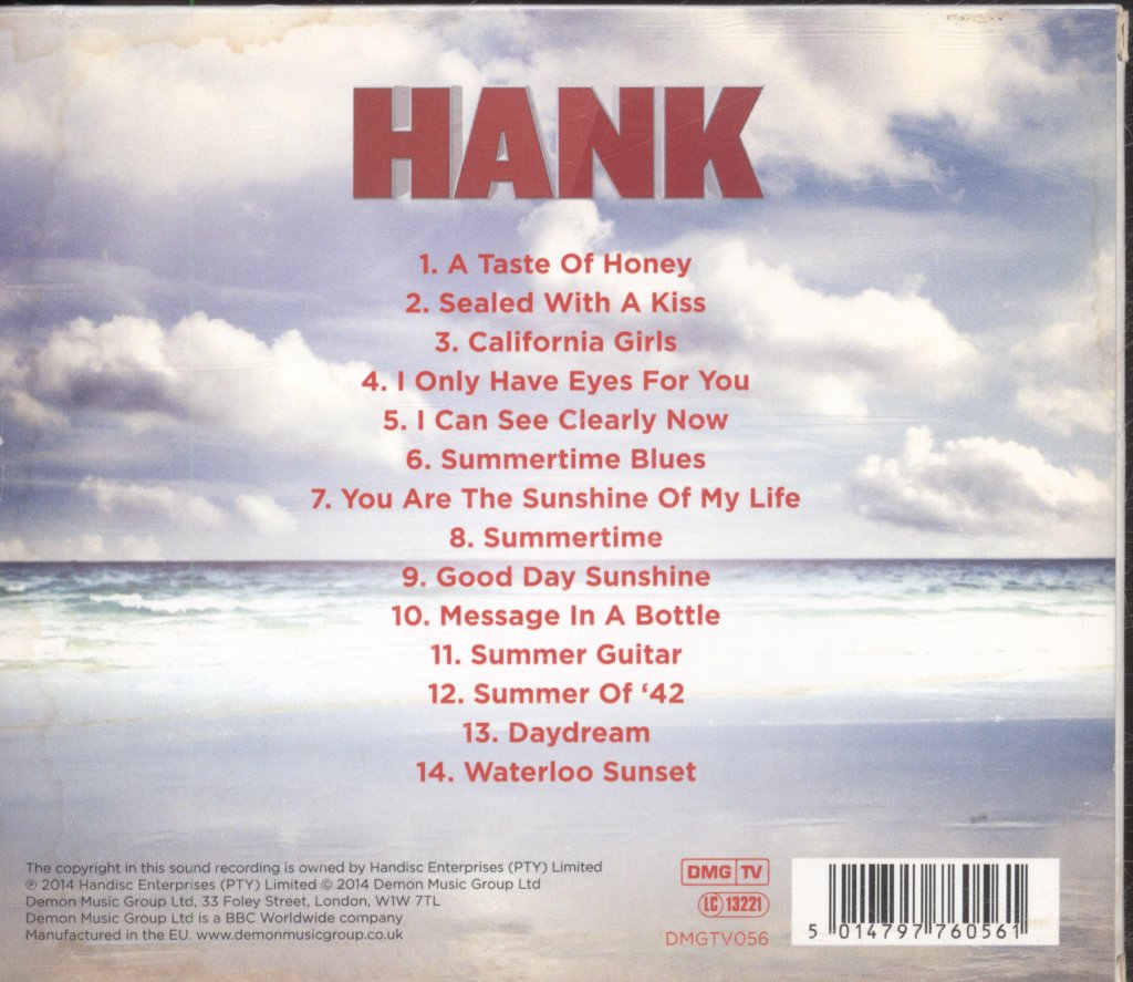 Hank Marvin - Hank - Cd