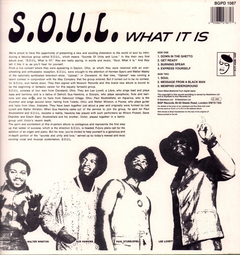 S.O.U.L. - What Is It - Lp