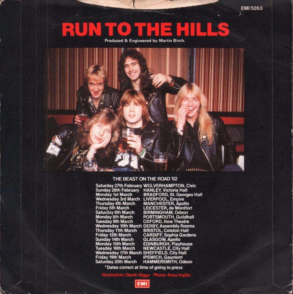 Iron Maiden - Run To The Hills - 7 Inch