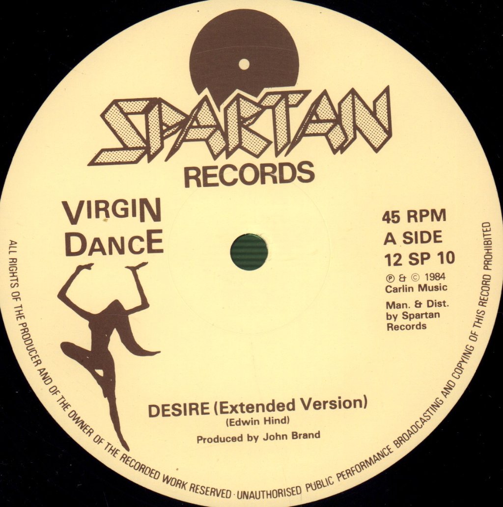Virgin Dance - Desire - 12 Inch