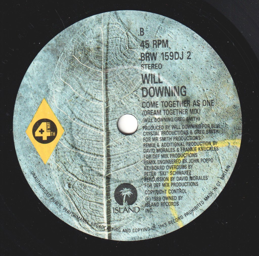 Will Downing - Come Together As One - 7 Inch