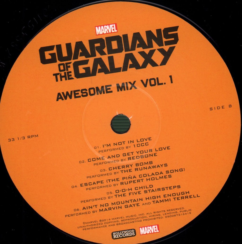 Various Artists - Guardians Of The Galaxy (Awesome Mix Vol 1) - Lp