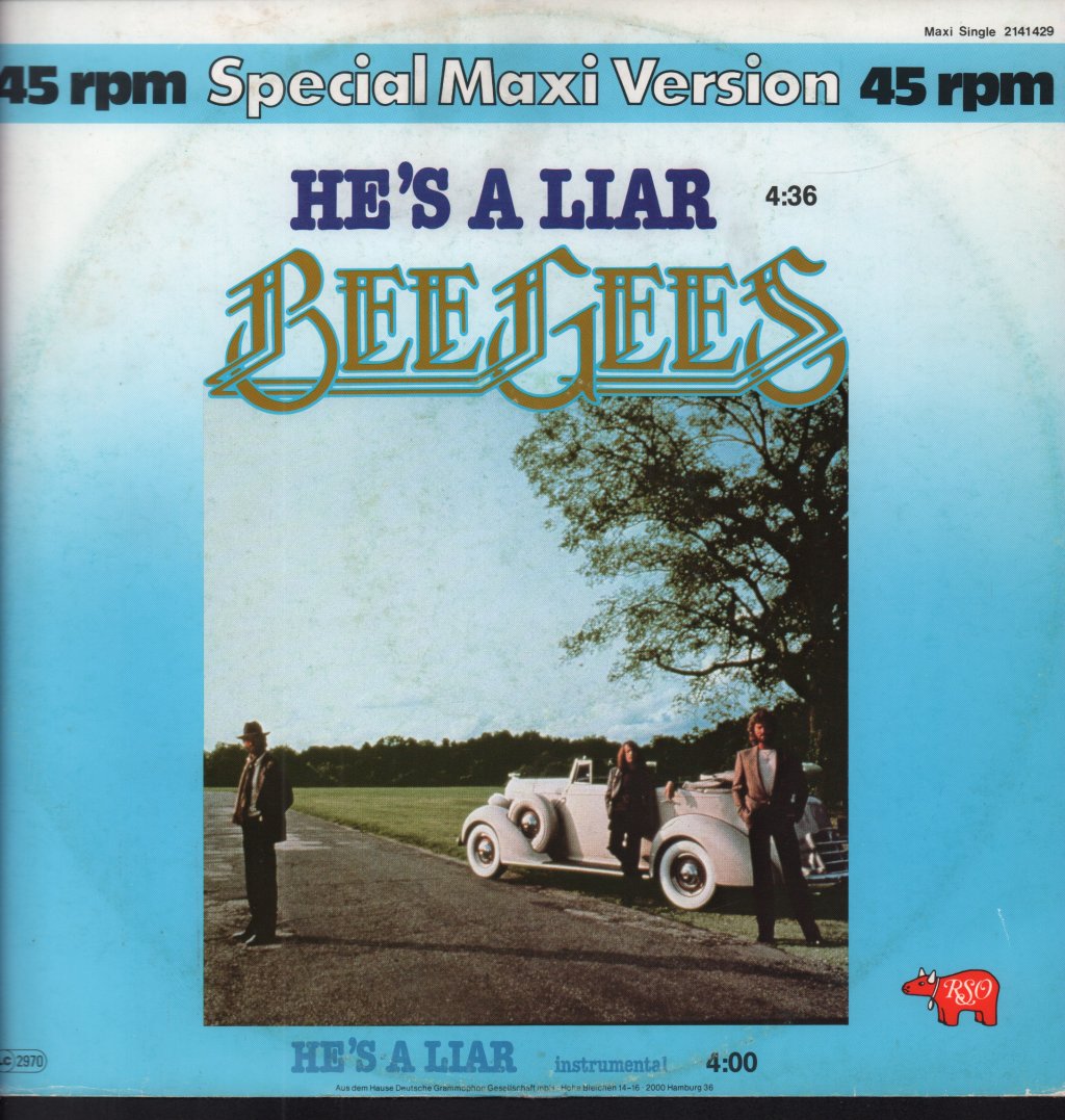 Bee Gees - He's A Liar - 12 Inch