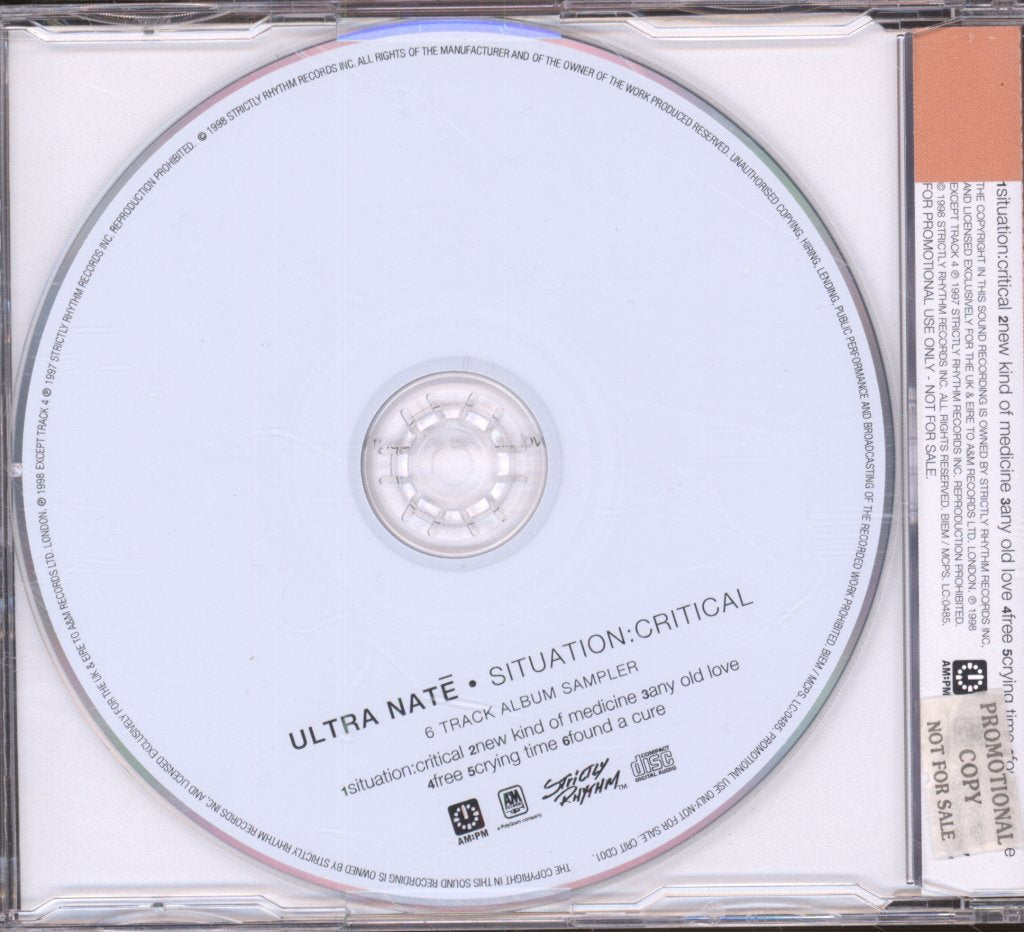 Ultra Naté - Situation:Critical - Cd