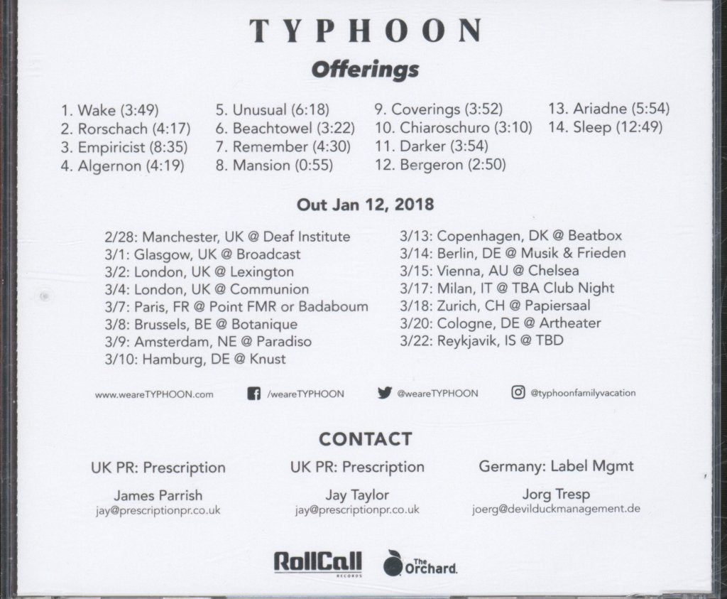 Typhoon - Offerings - Cdr