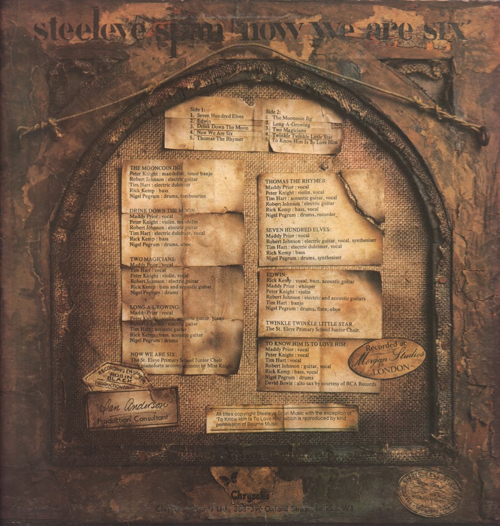 Steeleye Span - Now We Are Six - Lp