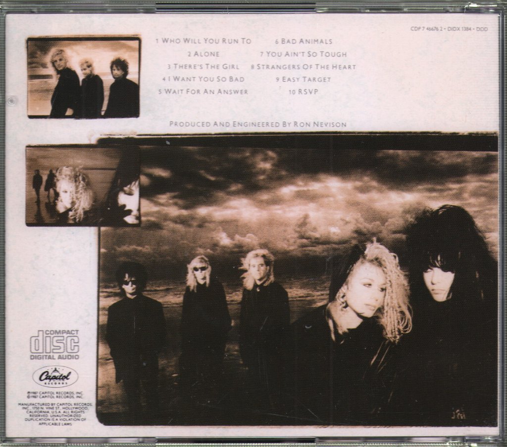 Heart - Bad Animals - Cd