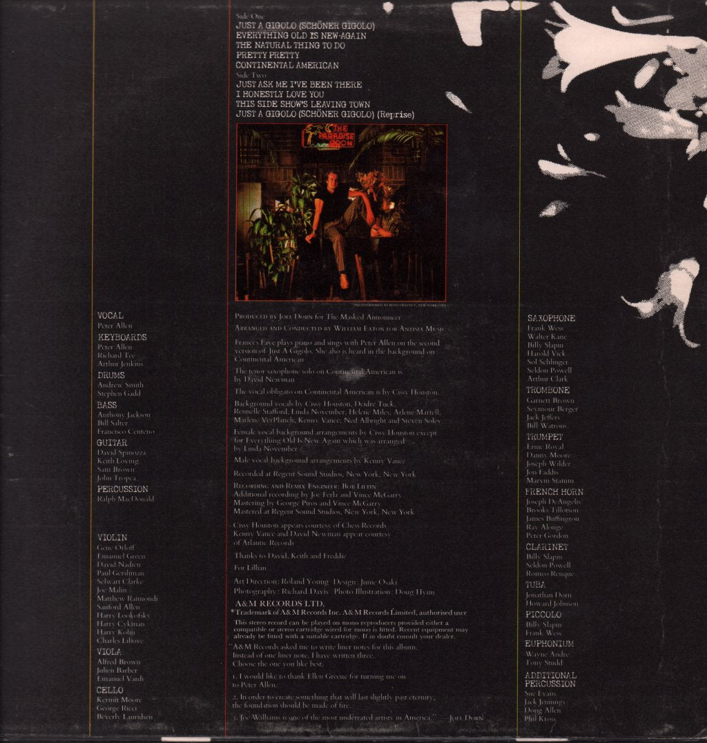 Peter Allen - Continental American - Lp