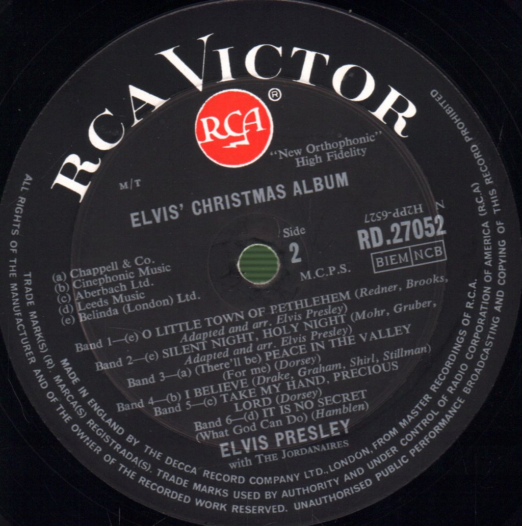 Elvis Presley - Elvis' Christmas Album - Lp