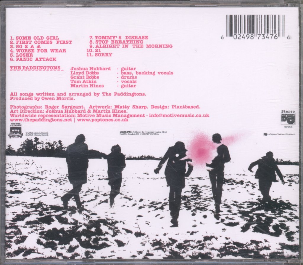 Paddingtons - First Comes First - Cd