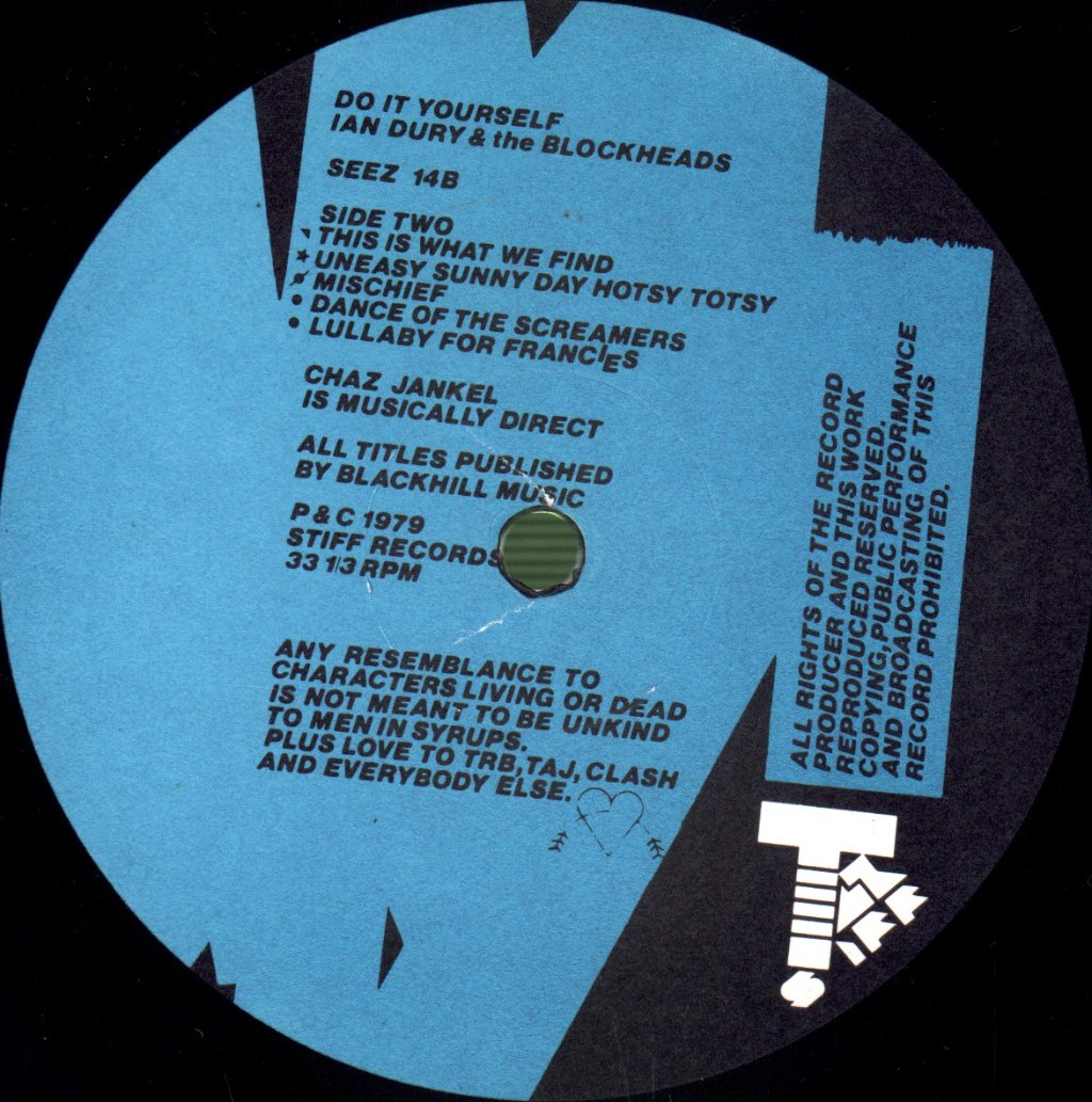 Ian Dury And The Blockheads - Do It Yourself - Lp
