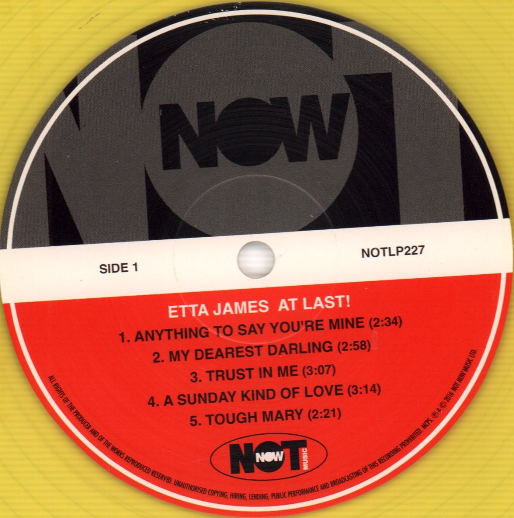 Etta James - At Last! - Lp