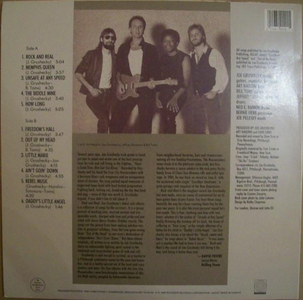Joe Grushecky And The House Rockers - Rock And Real - Lp